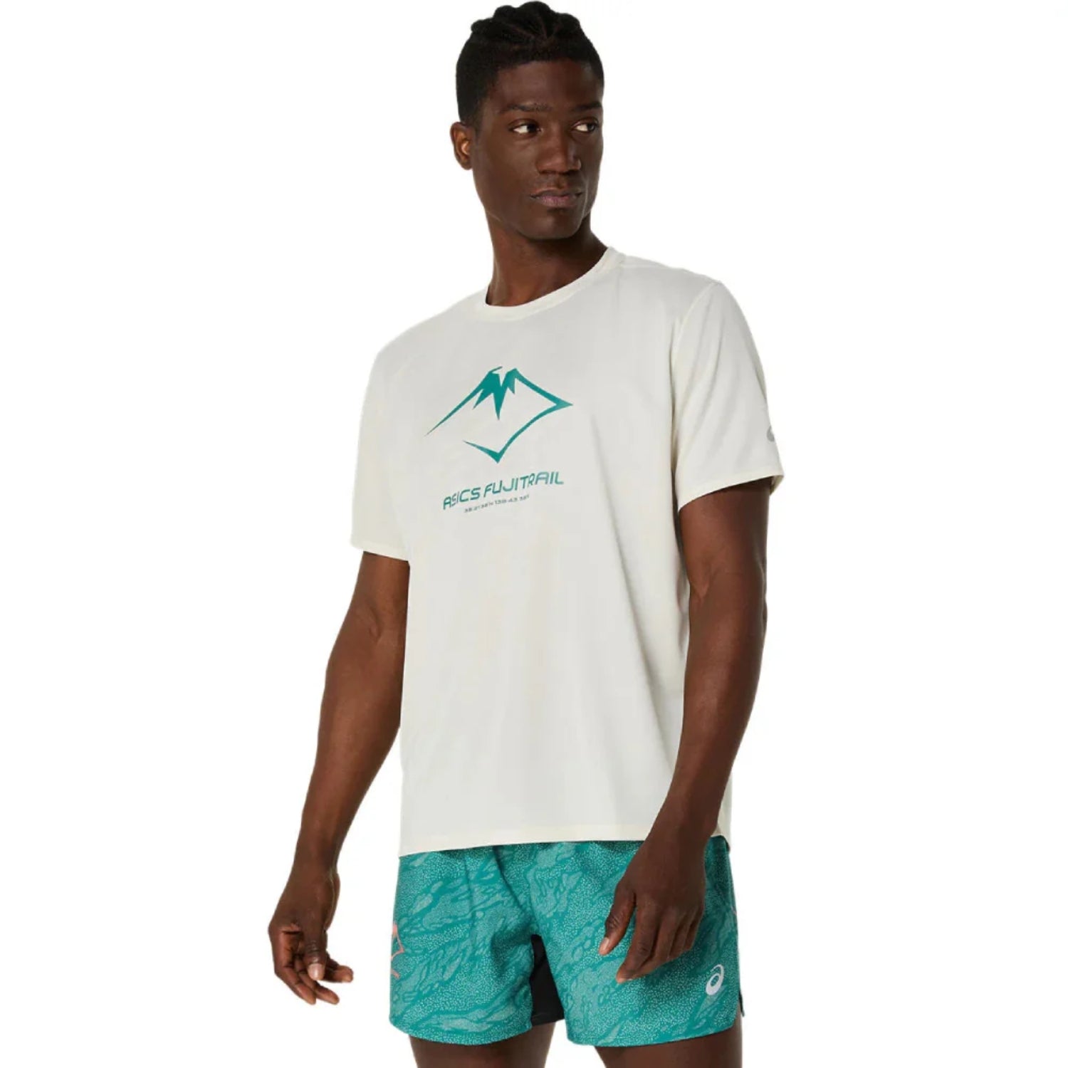 ASICS Fujitrail Logo SS Top Men T-Shirt Roundneck | Breathable Trail & Training Tee for Active Wear - Best Price online Prokicksports.com