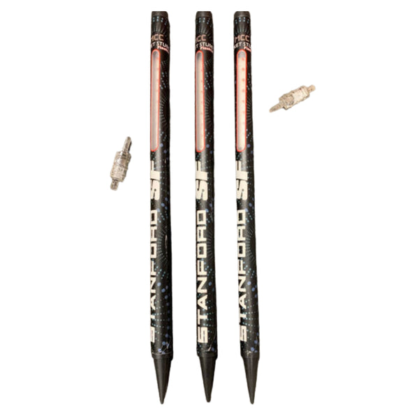SF MCC LED Cricket Stumps Set (3 Stumps + 2 Bails) | Light-Up Match Stumps