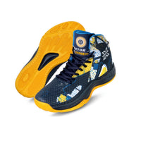 Vector X BB-Power Basketball Shoes – High-Top Court Shoes with Ankle Support, Durable Rubber Grip Sole & Cushioned Comfort for Indoor and Outdoor Play, Navy - Best Price online Prokicksports.com
