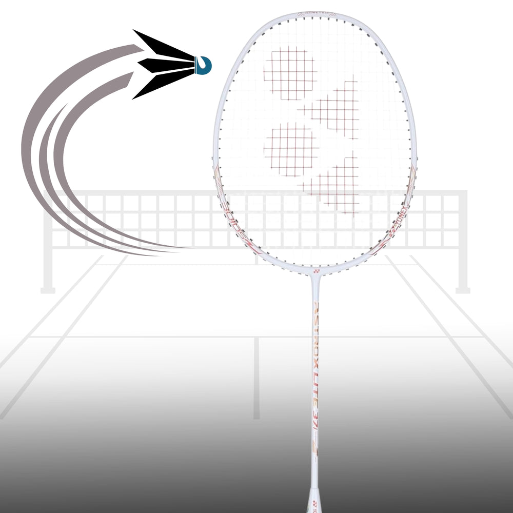 Yonex Astrox Lite 37I Strung Badminton Racquet | Head-Heavy Power Racquet with Ultra-Lightweight Frame & Hi-Flex Shaft