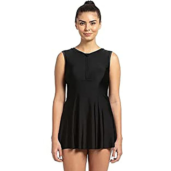 Speedo AF Closebeck Women's One-Piece Swimming Dress – Comfortable Chlorine-Resistant Swimwear with Secure Fit for Training & Leisure Swimming