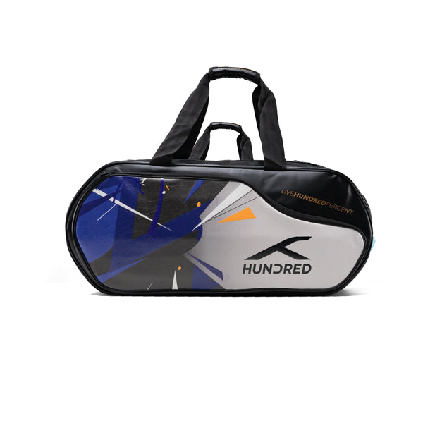 HUNDRED HBCK-4M256 Badminton Kit Bag | Trailblazer Series Premium Tournament Bag with Multi-Compartment Storage