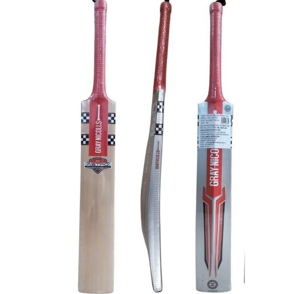 Gray Nicolls GN1 Astro English Willow Cricket Bat Harrow | Grade 5 English Willow Cricket Bat with Mid-Low Sweet Spot