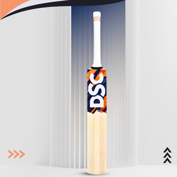 DSC Krunch 22 Kashmir Willow Cricket Bat  | Massive Edges with Extended Power Zone & Balanced Pickup