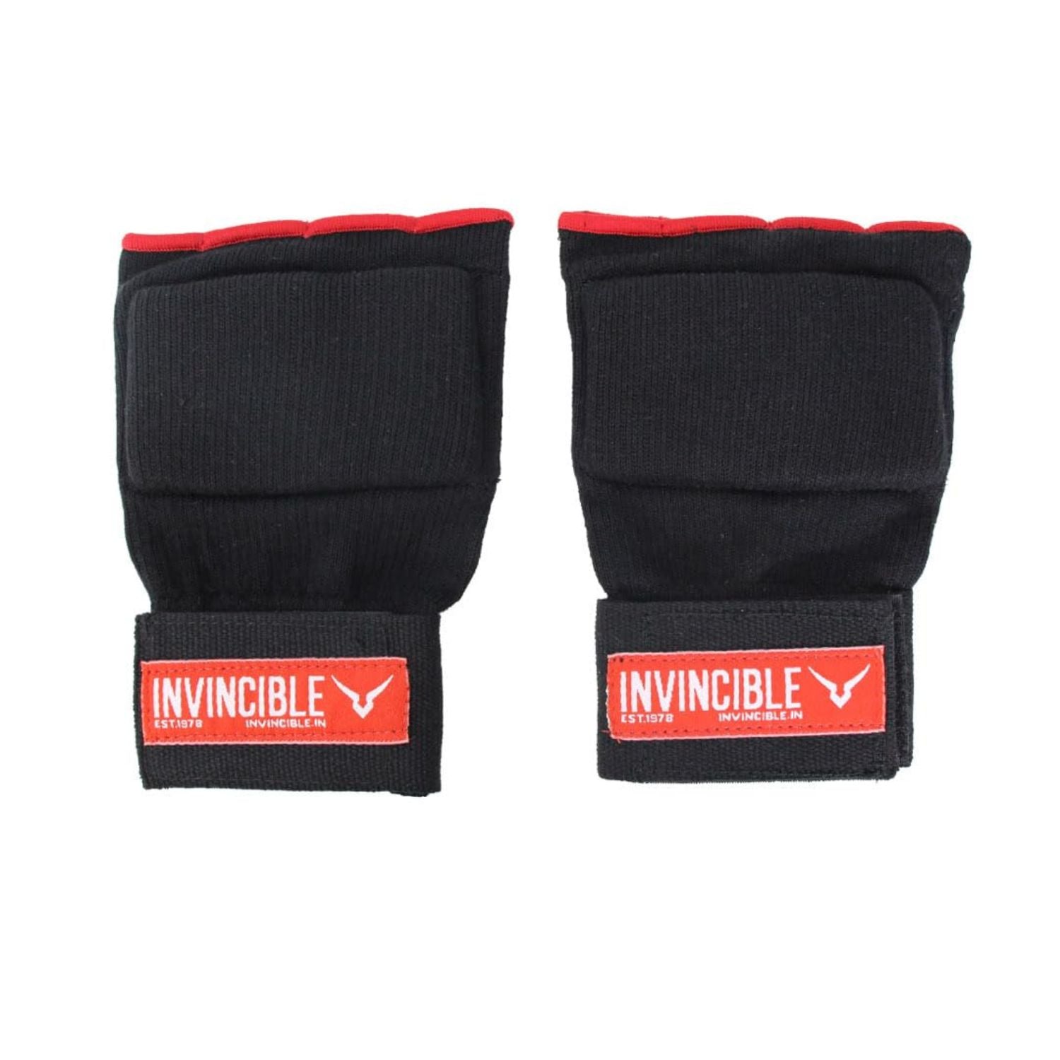 Invincible Inner Gloves for Boxing| Lightweight Hand Wrap Alternative | Hook & Loop Closure - Best Price online Prokicksports.com