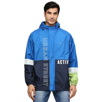 ZEEL MJ201 Men’s Waterproof Rain Jacket Fully Waterproof Polyester Jacket with PVC-Coated Lining & Adjustable Hood - Best Price online Prokicksports.com