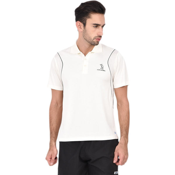Kookaburra WT 2 Half Sleeve Cricket Shirt – White | Classic Match Whites with Stay-Dry Fabric & Mesh Ventilation