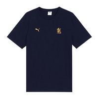 PUMA x RCB Jacquard Tee Round Neck T-Shirt for Men | Premium Jacquard Fabric with dryCELL Technology, Official RCB Branding & Regular Fit - Best Price online Prokicksports.com