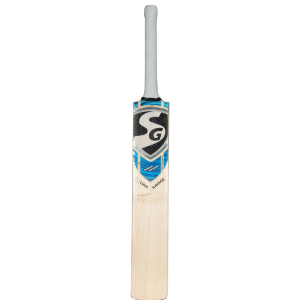 SG Liam Ravage Cricket Bat | Premium English Willow | Aggressive Power Design | Thick Edges (42mm) | Lightweight (1120-1220g) | Professional Grade