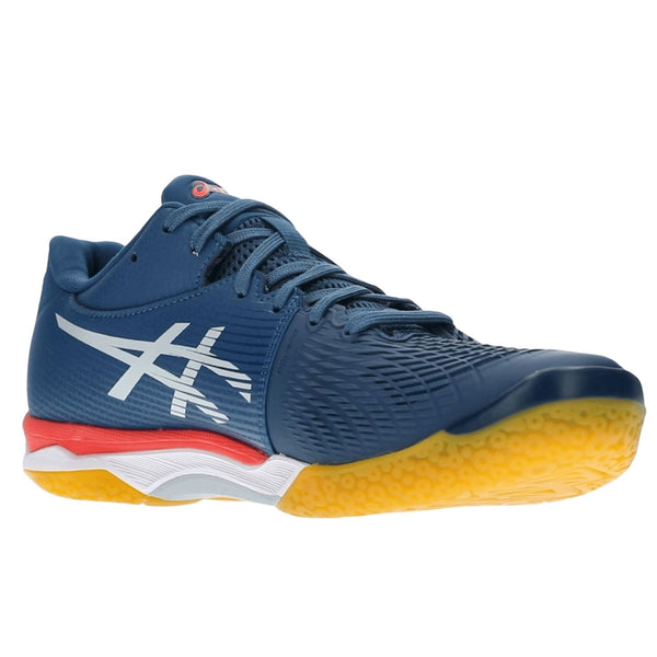 ASICS COURT CONTROL FF 3 Men’s Indoor Court Shoes – Professional Badminton, Tennis & Volleyball Shoes – Mako Blue / Piedmont Grey