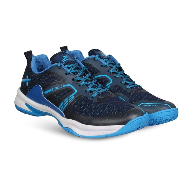 Vector X Spark 5000 Badminton Shoes | High-Grip Indoor Court Performance with Cushioned Comfort | Stylish Sport Design