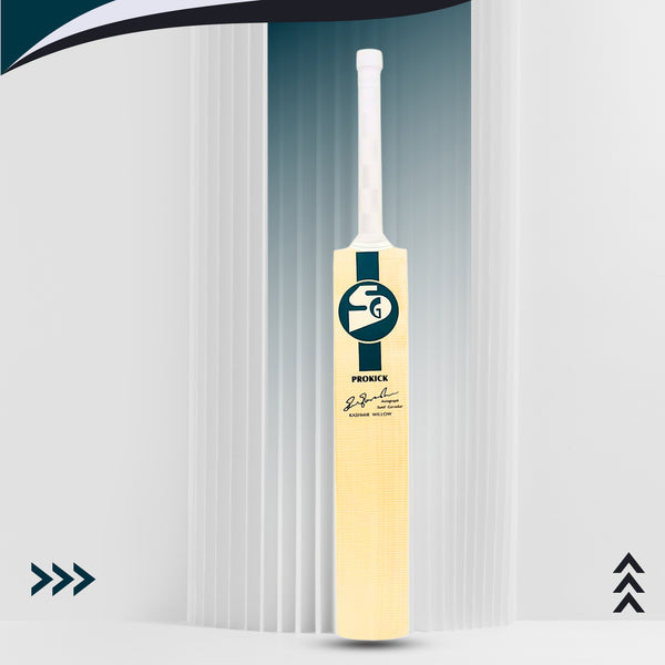 SG Prokick Kashmir Willow Cricket Bat – Short Handle | Full Profile Blade with Thick Edges & Durable Performance