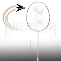 Yonex Arcsaber 7 Play Strung Badminton Racquet, Light Beige - 4U5 | Control-Focused Racquet with Even Balance, Flexible Shaft & Precision Shots - Best Price online Prokicksports.com