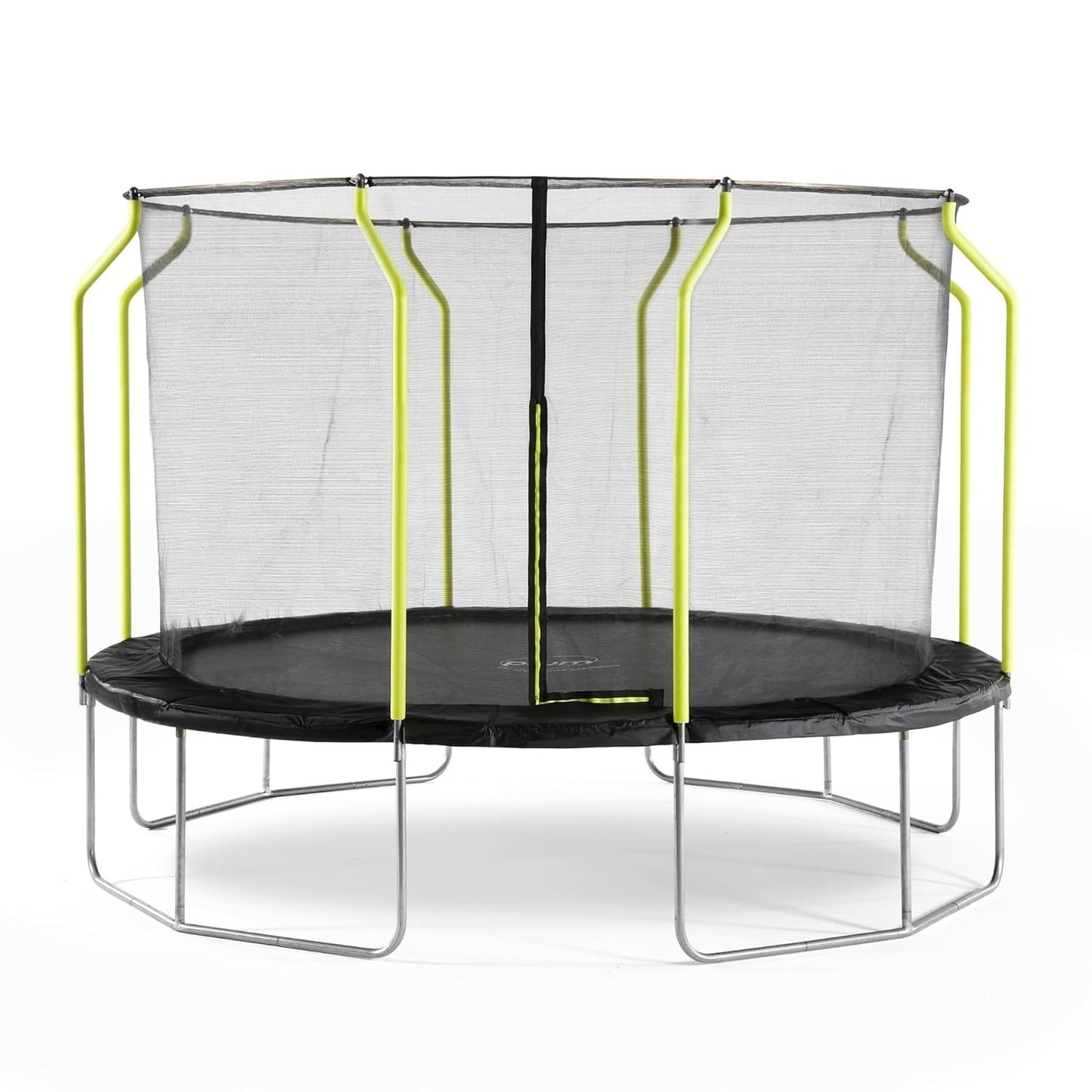 Plum Wave Springsafe Trampoline & Enclosure 14ft | Extra Large Outdoor Family Trampoline with Safety Net & Padded Springs | Black/Green – Model 30249 - Best Price online Prokicksports.com