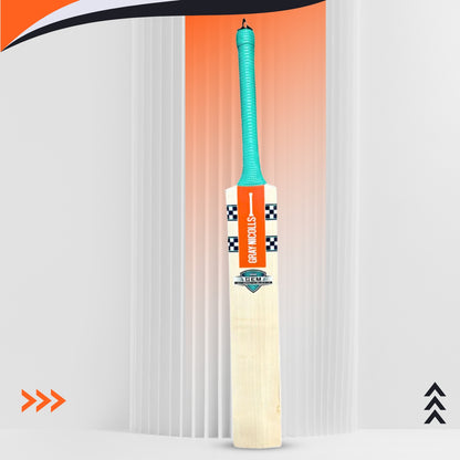 Gray Nicolls GN5 GEM English Willow Cricket Bat – Short Handle | Lightweight Pickup with Mid-Low Sweet Spot & Classic GEM Profile - Best Price online Prokicksports.com