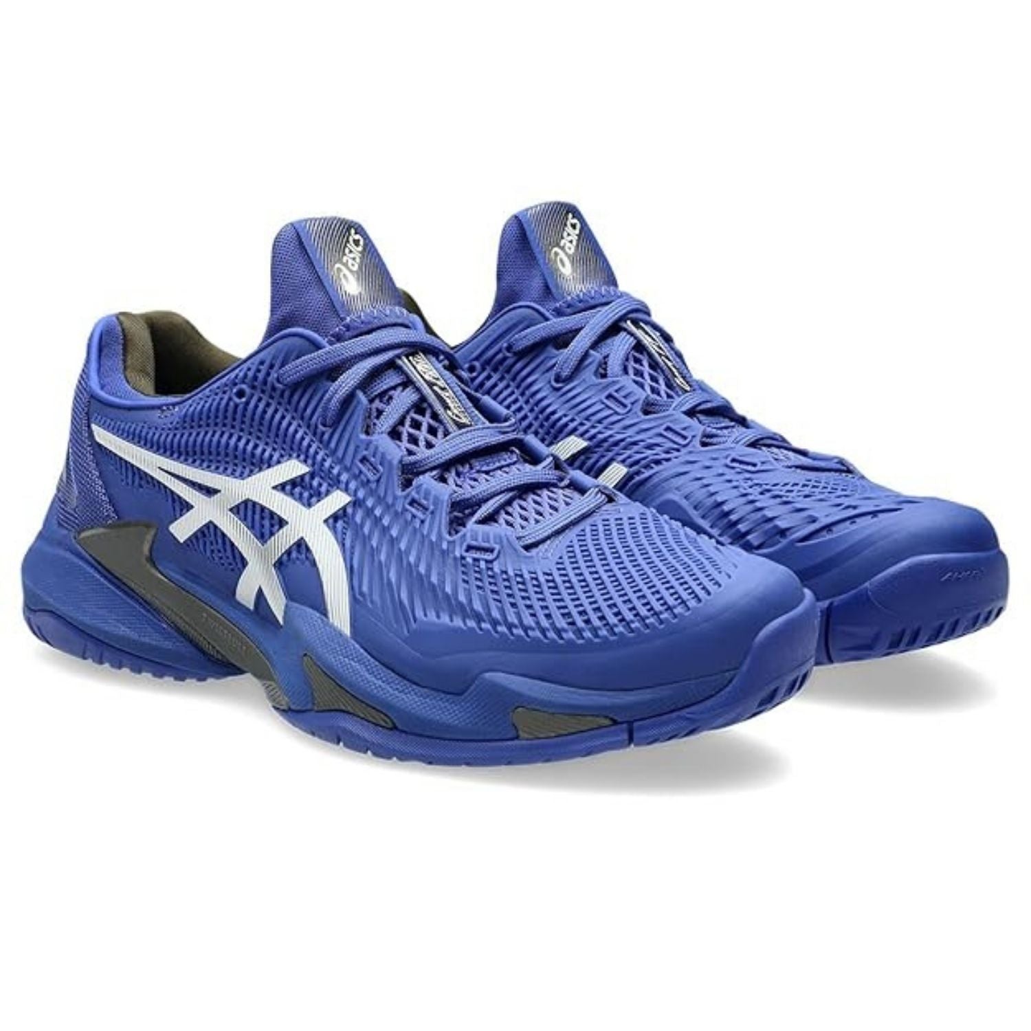 ASICS Court FF 3 Men’s Tennis Shoes – Tuna Blue/Pure Silver | Djokovic‑Inspired Zero‑Step Outsole & TWISTRUSS™ Support - Best Price online Prokicksports.com