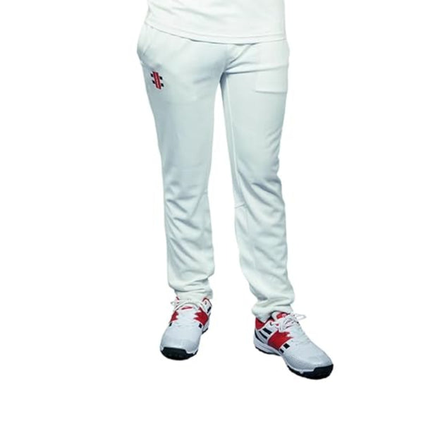 Gray Nicolls GN 10 Pro Performance Cricket Pants – Professional Match Trousers with Breathable Moisture-Wicking Fabric, Stretch Fit & Durable Construction, Off-White