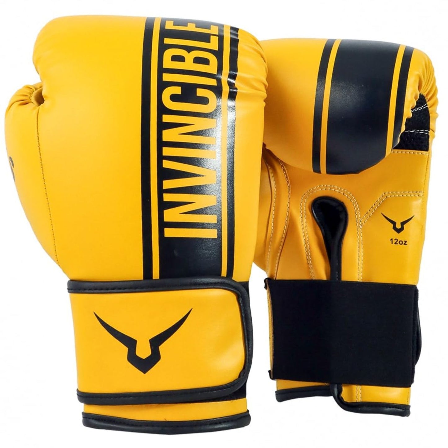 Invincible Tejas Boxing Gloves for Men & Women | Synthetic Leather | Fitness Training | Hook & Loop Closure (8/10/12/14/16 oz)