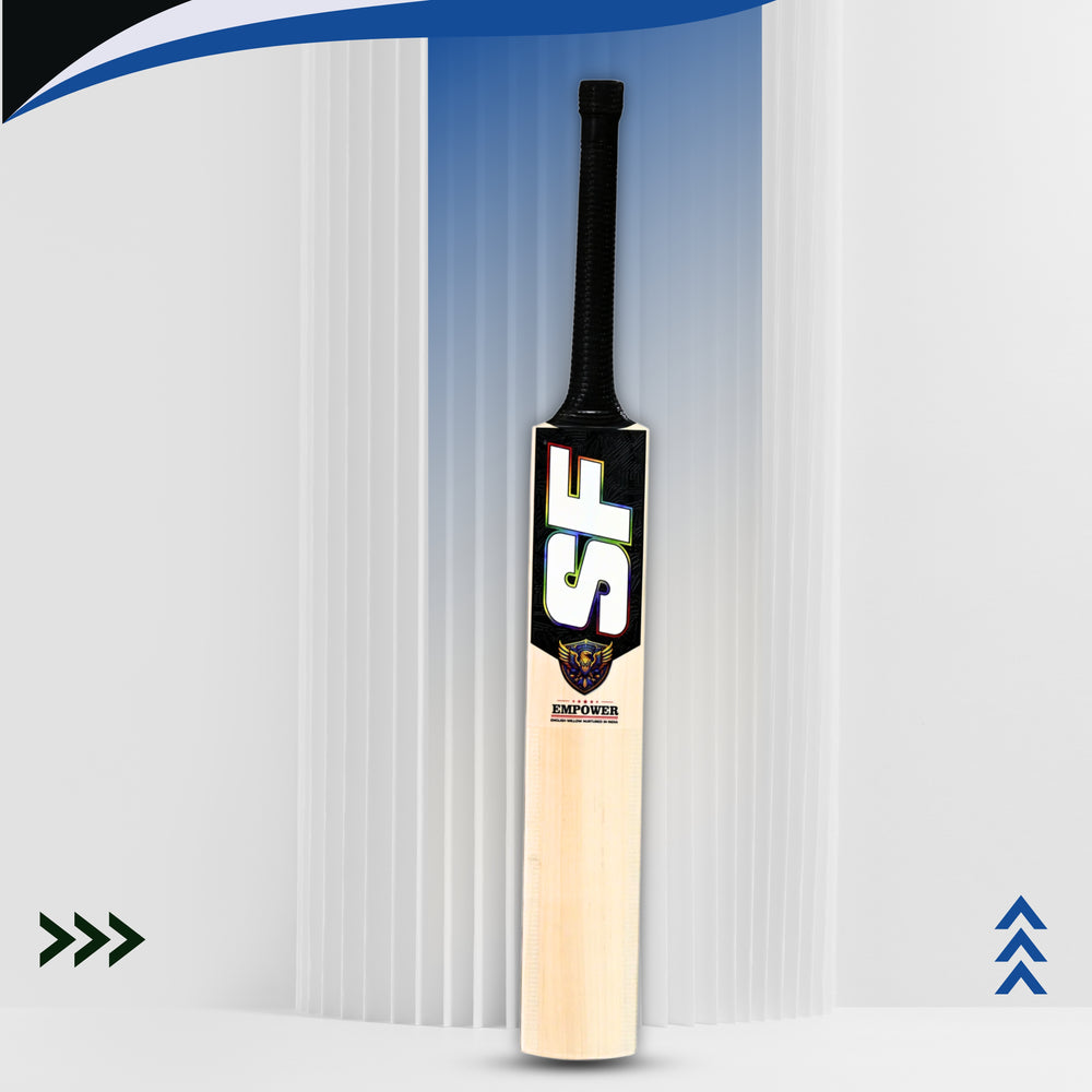 SF Empower English Willow Nurtured Cricket Bat | Premium Cricket Bat for Leather Ball Cricket