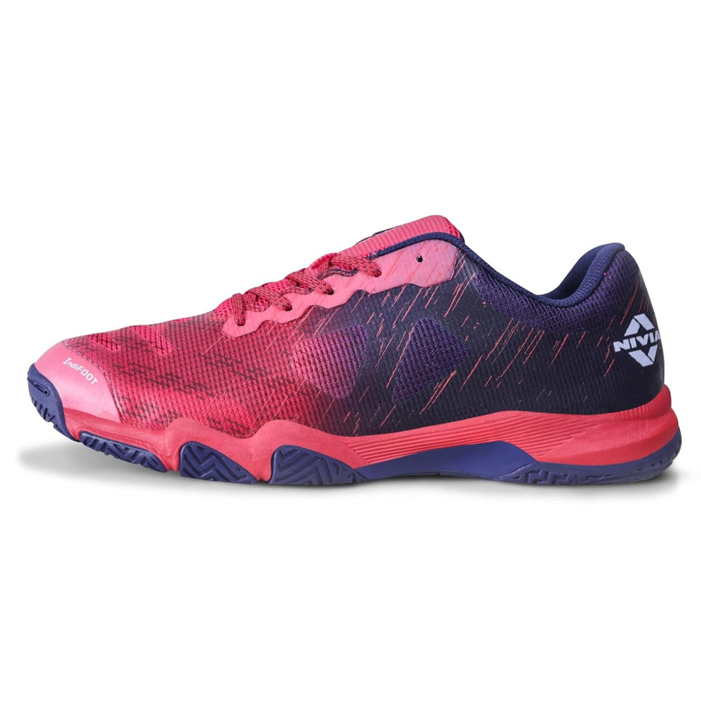 NIVIA BD1147CR Verdict Badminton Shoes – Crimson Red | Lightweight Court Performance