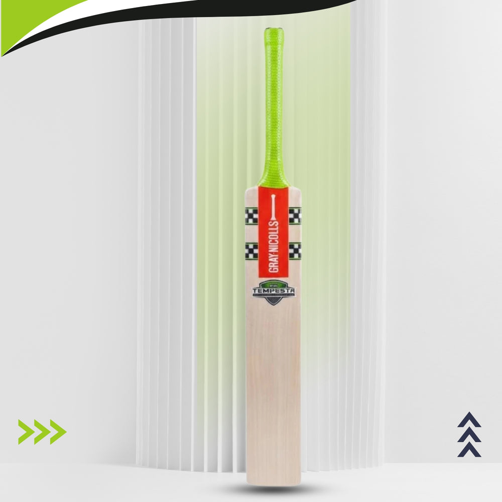 Gray Nicolls GN6 Tempesta English Willow Cricket Bat SH | Maximum Power with Thick Edges & Balanced Pickup | Professional Performance Bat