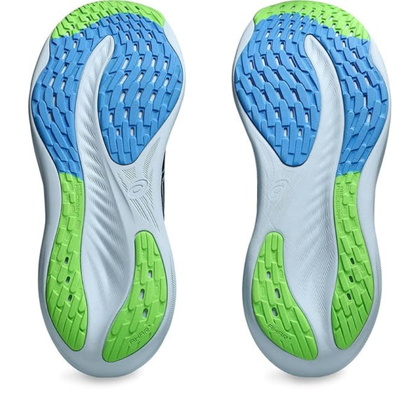 ASICS GEL-NIMBUS 26 Running Shoes for Men | Maximum Cushioning | PureGEL Technology | French Blue/Electric Lime | Plush Comfort for Long Runs