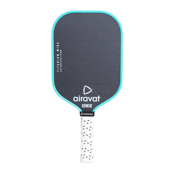 Airavat Ionix 7414 Pickleball Paddle | Carbon Fiber Surface | Polymer Core | USAPA Approved | Lightweight Design | Vibrant Cyan Color