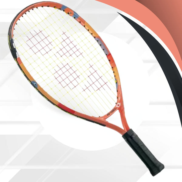 Yonex JR 19 Strung Tennis Racquet – Junior Lightweight Aluminium Frame with ISOMETRIC Head Shape for Kids Beginners (165g, G4 3/8)