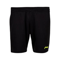 Li-Ning AKST725 Men’s Badminton Shorts – Turbo Dri Air Dry Tech, Lightweight Polyester, Quick Dry, Breathable, Black/Silver - Best Price online Prokicksports.com