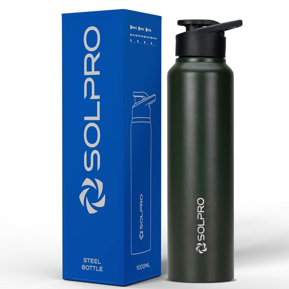 Solpro Alpha Stainless Steel Bottle | Durable & Insulated Hydration Accessory