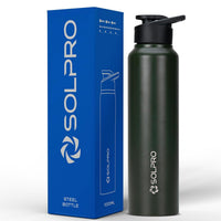 Solpro Alpha Stainless Steel Bottle | Durable & Insulated Hydration Accessory - Best Price online Prokicksports.com