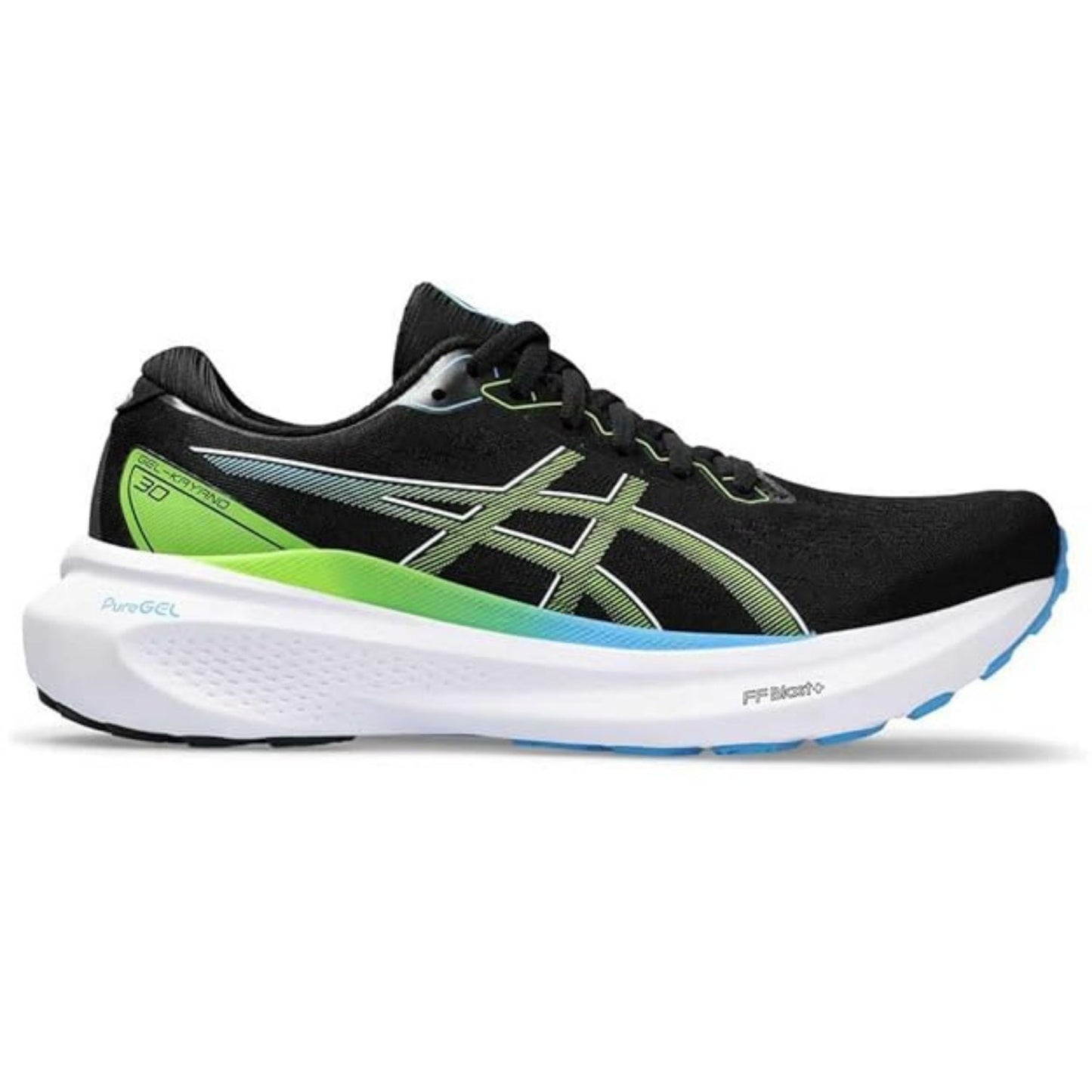 ASICS GEL-KAYANO 30 Running Shoes for Men | Stability Support | 4D GUIDANCE System | Waterscape/Electric Lime | Overpronation Control - Best Price online Prokicksports.com