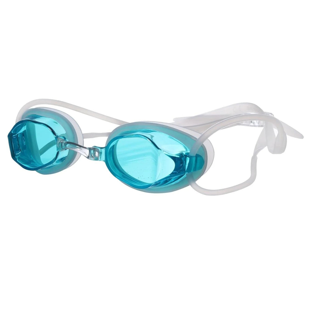 Viva Cross Swimming Goggle – White | Two-Piece Design with Anti-Fog Lens & Secure Double Strap Fit
