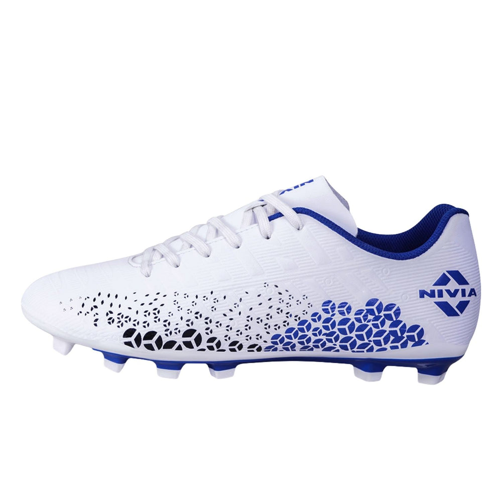 NIVIA Ignite Football Shoes – PU Synthetic Leather with High-Shear TPU Sole for Speed & Agility