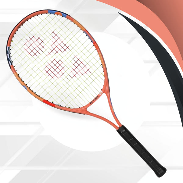 Yonex JR 25 Strung Tennis Racquet – Junior Aluminium Frame with ISOMETRIC Head Shape for Beginners (230g, G2 3 7/8)