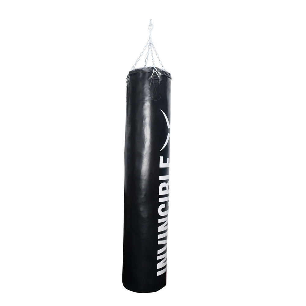Invincible Classic Vinyl Tera Bag 5 Feet (45 Kg) | Heavy Duty Boxing Punching Bag | Durable Training Fitness Bag – Black - Best Price online Prokicksports.com
