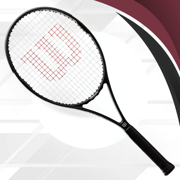Wilson PRO Staff Precision 100 Strung Tennis Racquet (L3 - 4 3/8) Black/Silver/Red | 305g Performance Racquet