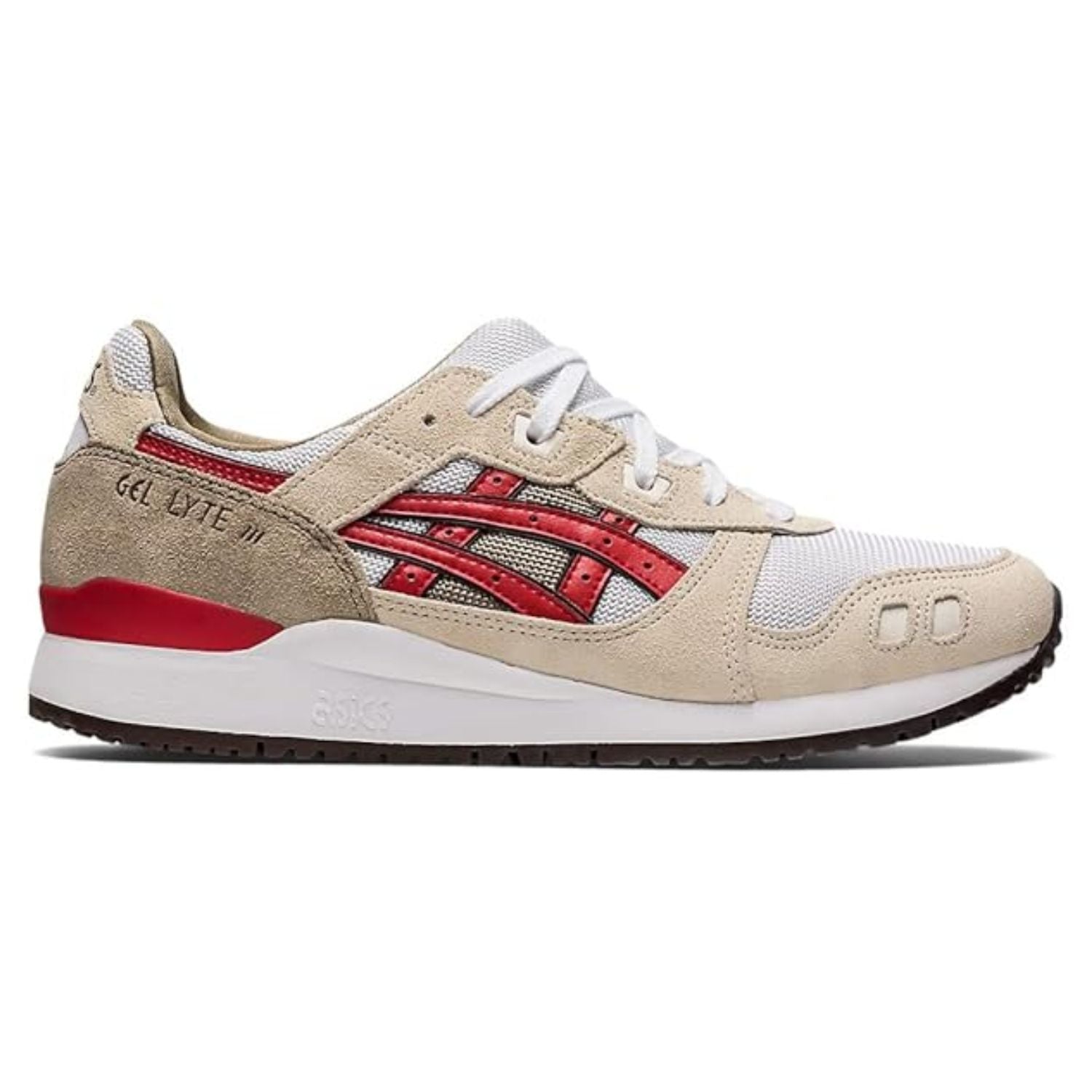 ASICS GEL-LYTE III OG Running Shoes for Men – Smoke Grey/Red Alert | Retro Style Meets Modern Comfort - Best Price online Prokicksports.com