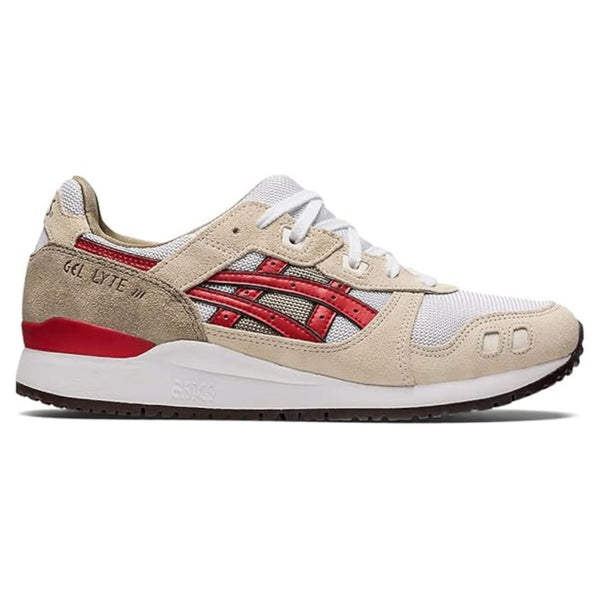 ASICS GEL-LYTE III OG Running Shoes for Men – Smoke Grey/Red Alert | Retro Style Meets Modern Comfort