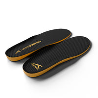 HUNDRED Vent Comfort Insoles, Black/Orange | Breathable Honeycomb Cushion Insole with Shock Absorption & Arch Support - Best Price online Prokicksports.com