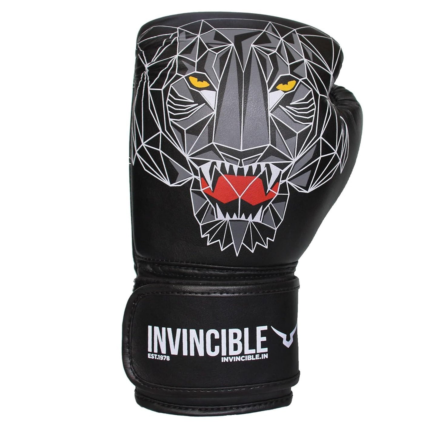 Invincible Limited Edition Combat Gloves – Tiger Print | Premium Synthetic Leather | MMA, Boxing, Kickboxing | Hook & Loop Closure – Men & Women - Best Price online Prokicksports.com