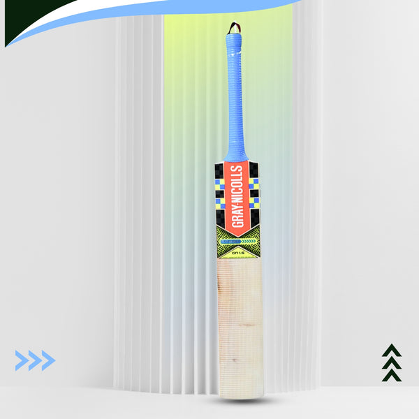 Gray Nicolls GN1.5 Omega Turbo English Willow Cricket Bat - SH | Premium Willow with Thick Edges, Mid Sweet Spot & Explosive Power