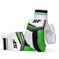 SF Trendy Right Hand Batting Gloves Green/Black | Premium Cricket Gloves for Superior Grip, Comfort & Protection | Lightweight, Durable & Stylish Design - Best Price online Prokicksports.com