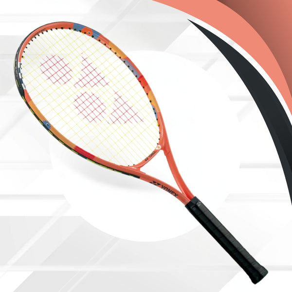 Yonex JR 26 Strung Tennis Racquet – Junior Aluminium Frame with ISOMETRIC Head Shape for Advanced Beginners (240g, G2 3 7/8)