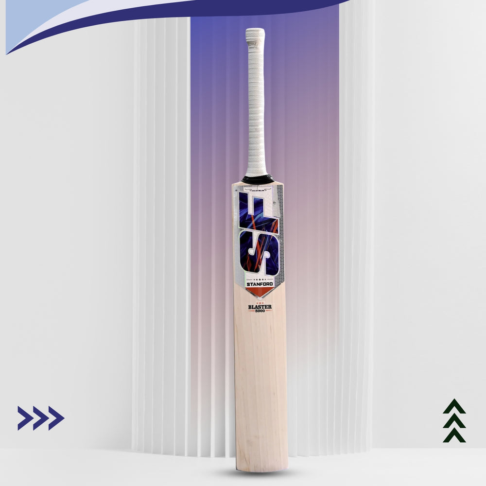 SF Blaster 8000 English Willow Cricket Bat - SH | Premium Willow with Thick Edges, Mid Sweet Spot & Powerful Stroke Play