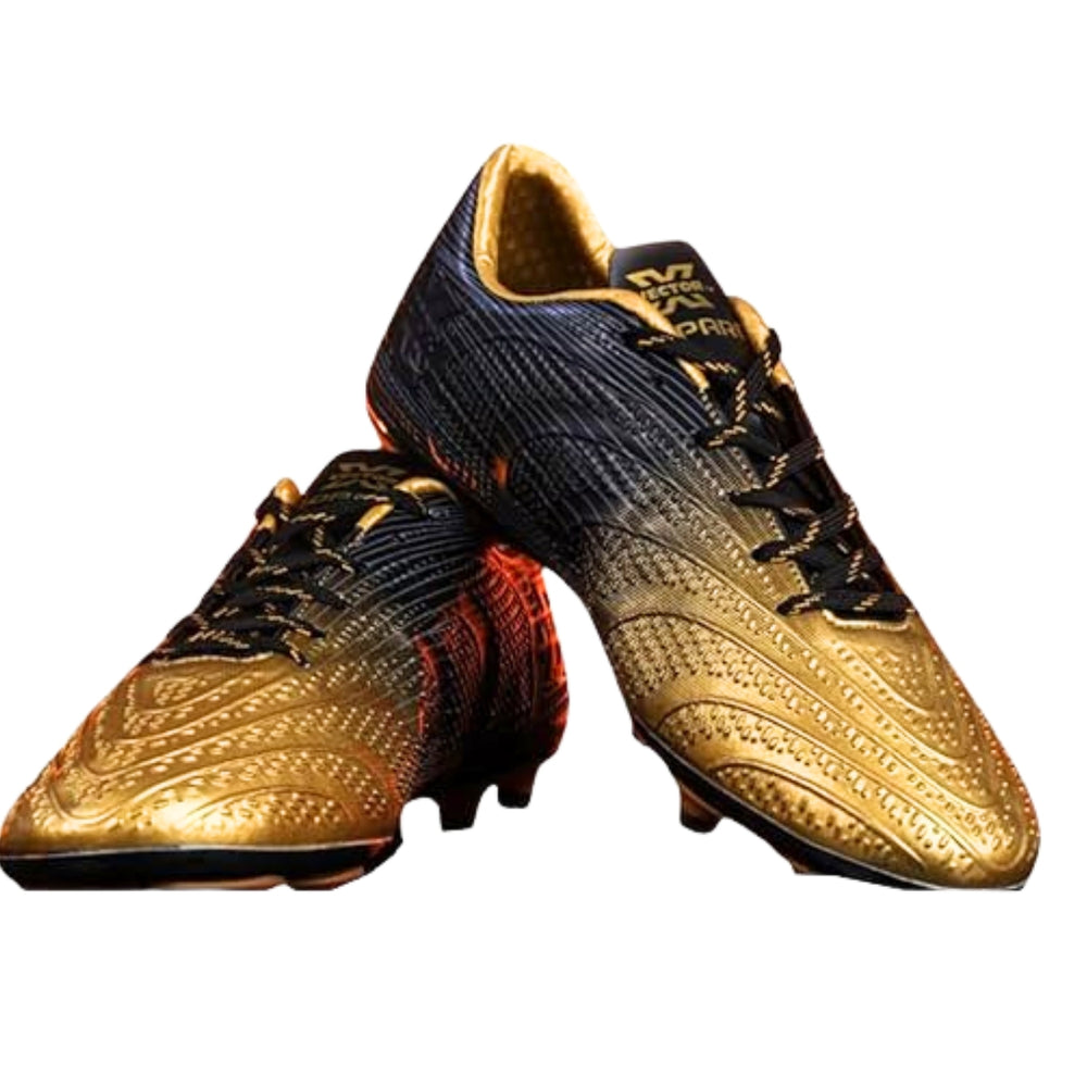 Vector X Leopard Football Shoes – Lightweight Synthetic Upper, Padded Footbed, Durable Rubber Sole, Comfortable Grip for Turf & Hard Ground