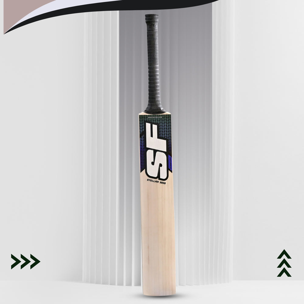 SF Stellar 3000 English Willow Cricket Bat - SH | Quality Willow with Thick Edges, Mid Sweet Spot & Reliable Performance