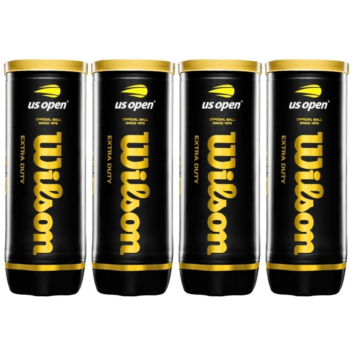 Wilson US Open Extra Duty Tennis Balls Carton (24 Cans)