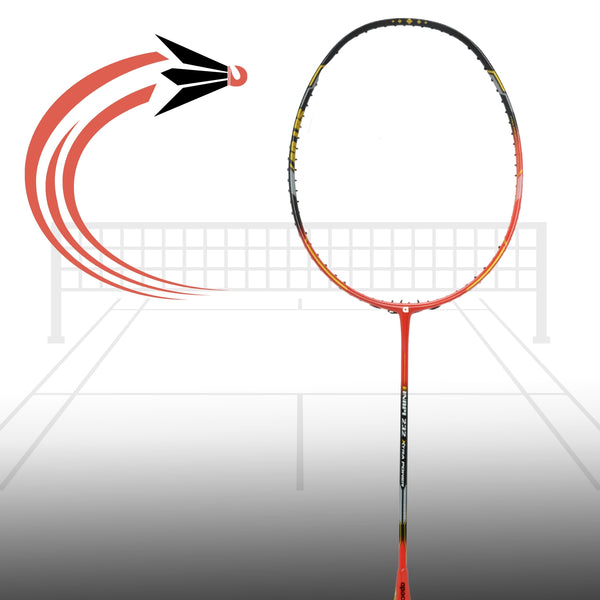 Apacs Finapi 232 Xtra Power Unstrung Badminton Racquet | Lightweight Graphite Frame | High Tension | Powerful Smash Control | Ideal for Intermediate & Advanced Player
