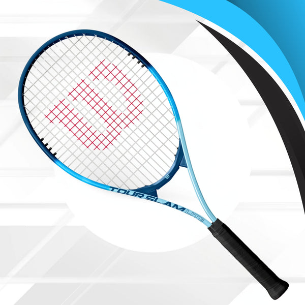 Wilson Tour Slam Lite Strung Tennis Racquet - 274 Grams | Lightweight Beginner Tennis Racquet